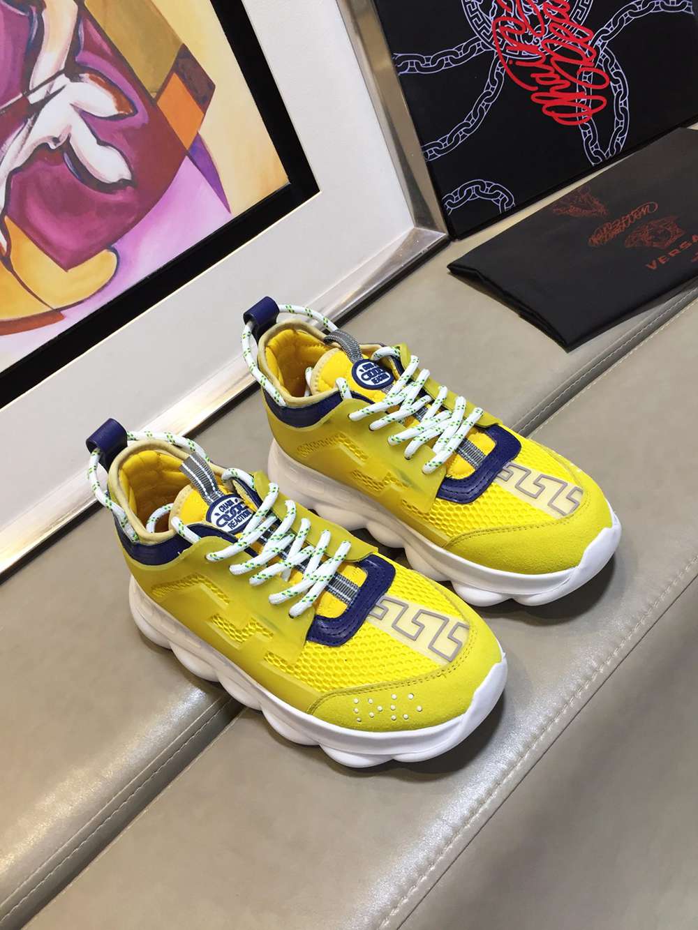V*ERSACE SNEAKERS YELLOW